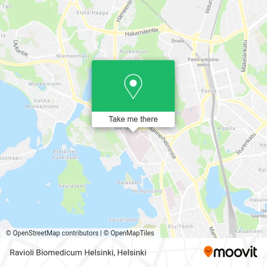 Ravioli Biomedicum Helsinki map