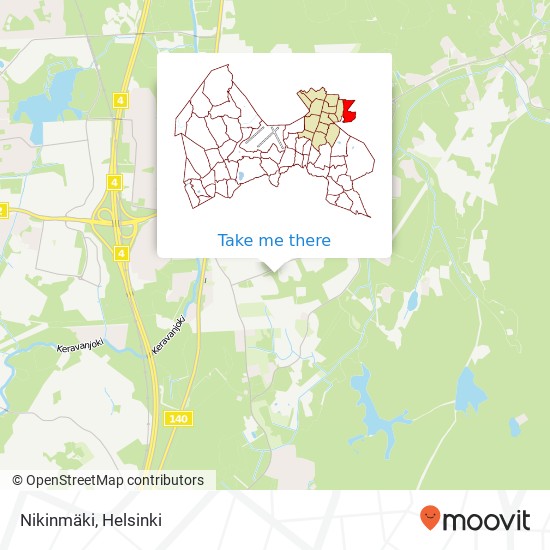 Nikinmäki map