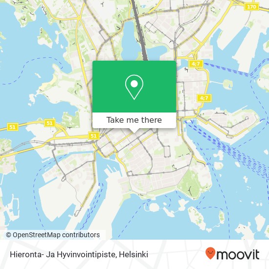Hieronta- Ja Hyvinvointipiste map