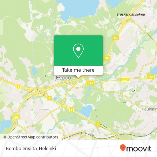 Bembölensilta map