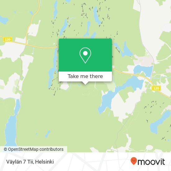 Väylän 7 Tii map