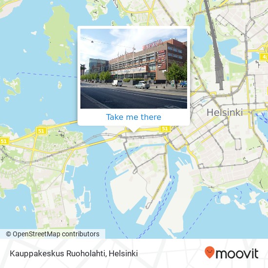 Kauppakeskus Ruoholahti map