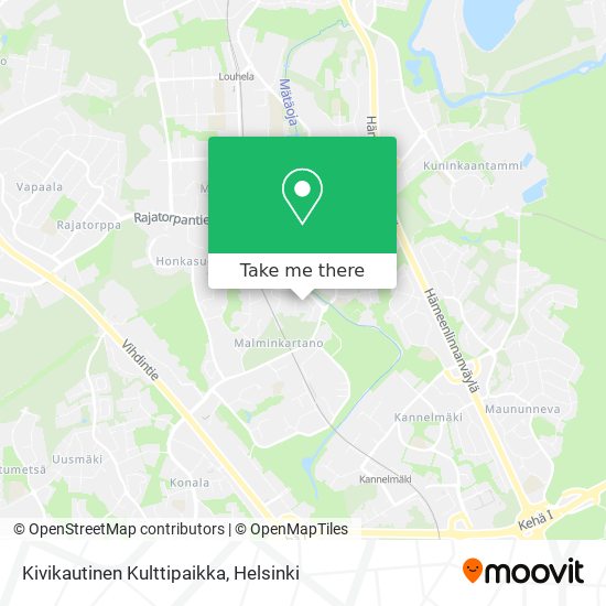 Kivikautinen Kulttipaikka map