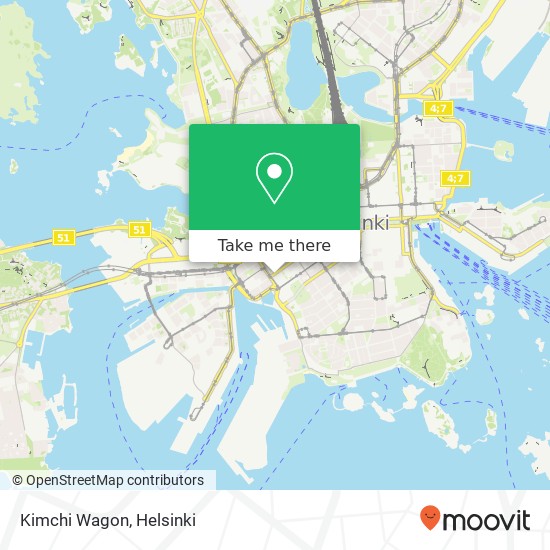 Kimchi Wagon map