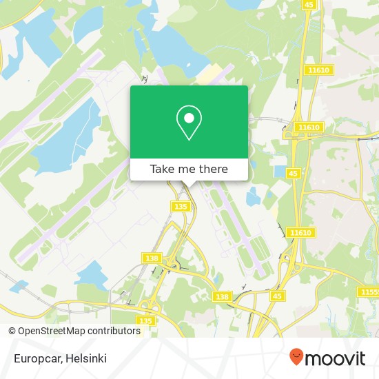 Europcar map