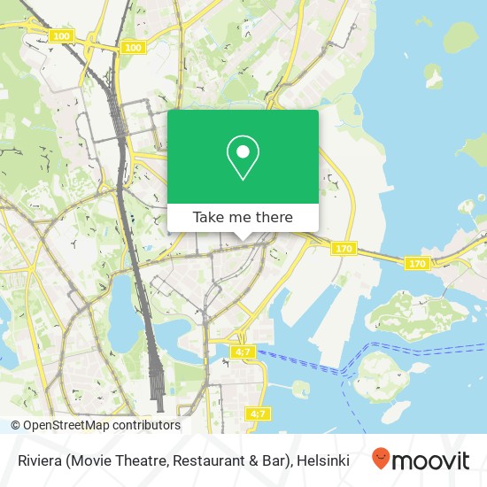 Riviera (Movie Theatre, Restaurant & Bar) map