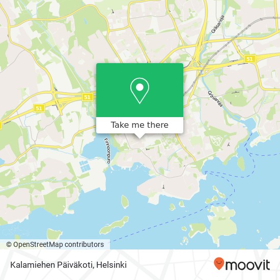 Kalamiehen Päiväkoti map