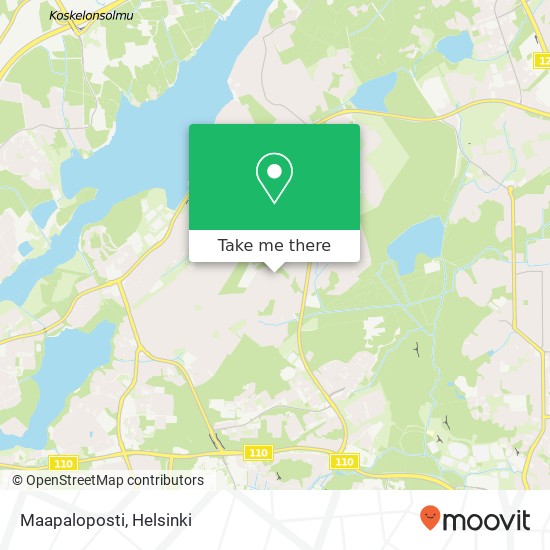 Maapaloposti map