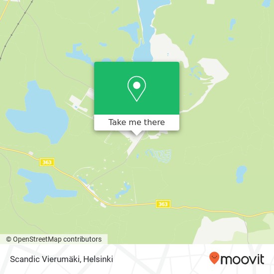 Scandic Vierumäki map