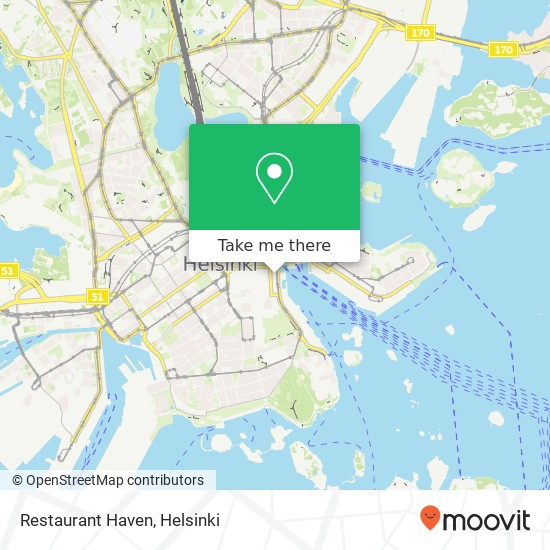 Restaurant Haven map