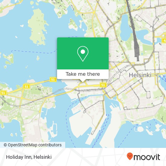 Holiday Inn map