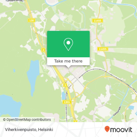 Viherkivenpuisto map