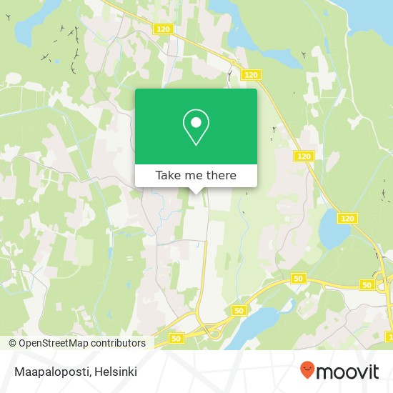 Maapaloposti map