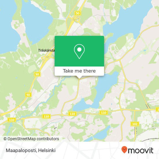 Maapaloposti map