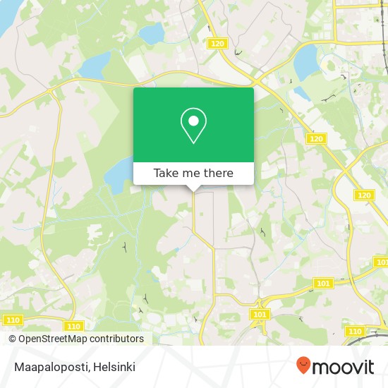 Maapaloposti map