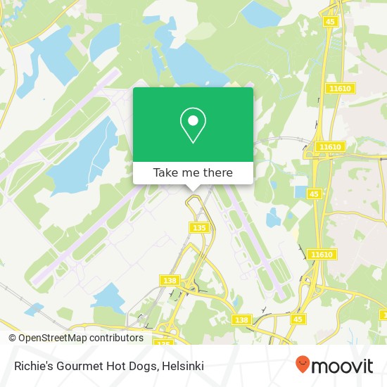 Richie's Gourmet Hot Dogs map