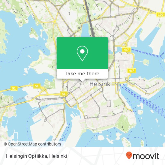 Helsingin Optiikka map