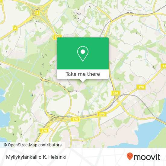 Myllykylänkallio K map