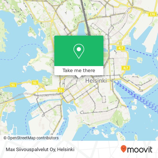 Max Siivouspalvelut Oy map