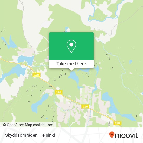 Skyddsområden map