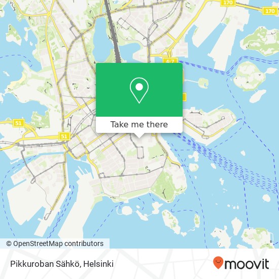 Pikkuroban Sähkö map