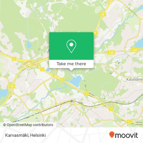 Karvasmäki map