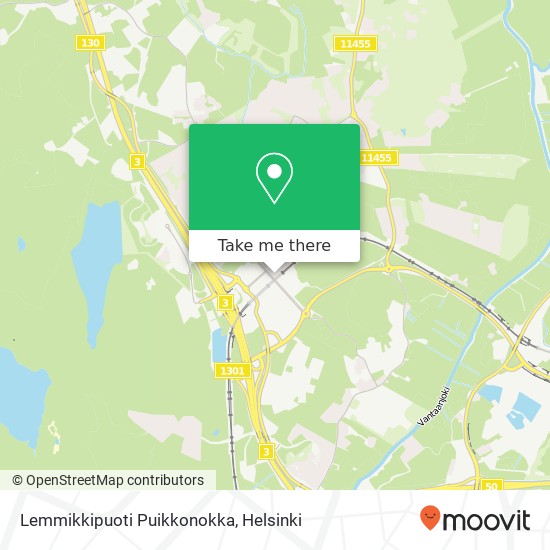 Lemmikkipuoti Puikkonokka map