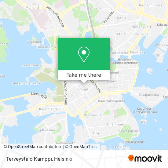 Terveystalo Kamppi map