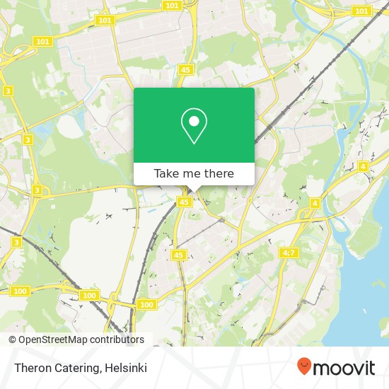 Theron Catering map