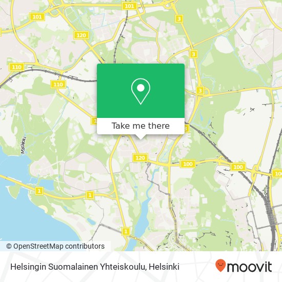 Helsingin Suomalainen Yhteiskoulu map