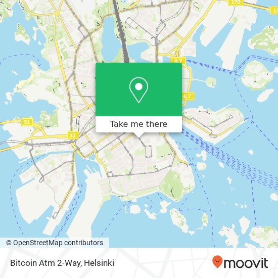Bitcoin Atm 2-Way map