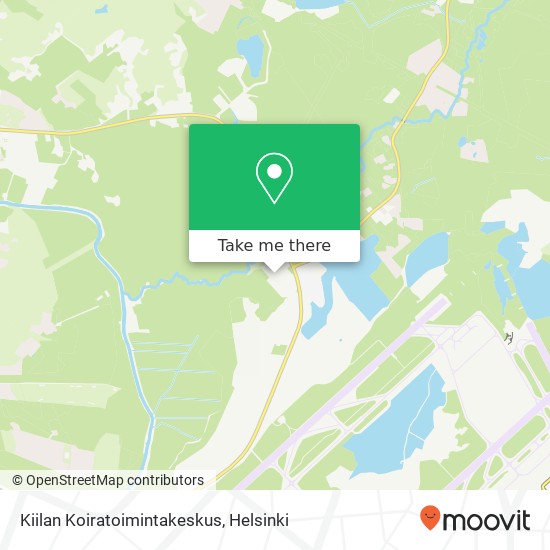 Kiilan Koiratoimintakeskus map