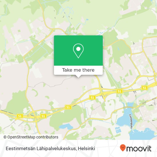 Eestinmetsän Lähipalvelukeskus map