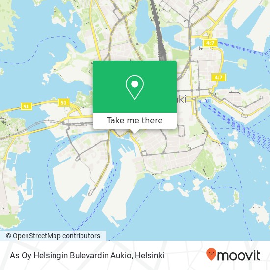 As Oy Helsingin Bulevardin Aukio map