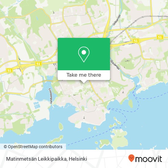 Matinmetsän Leikkipaikka map