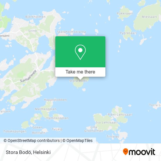 Stora Bodö map