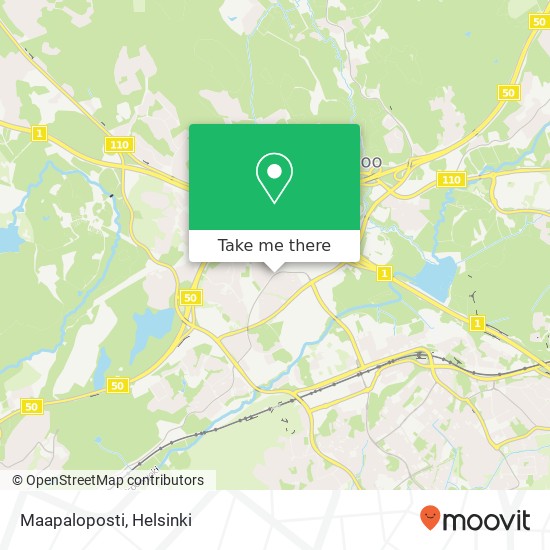 Maapaloposti map