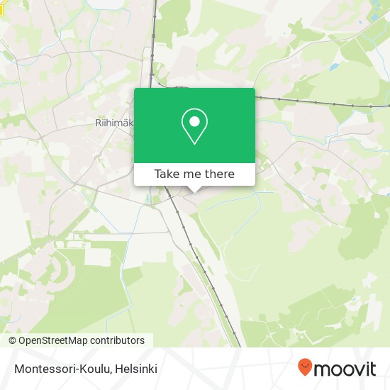 Montessori-Koulu map