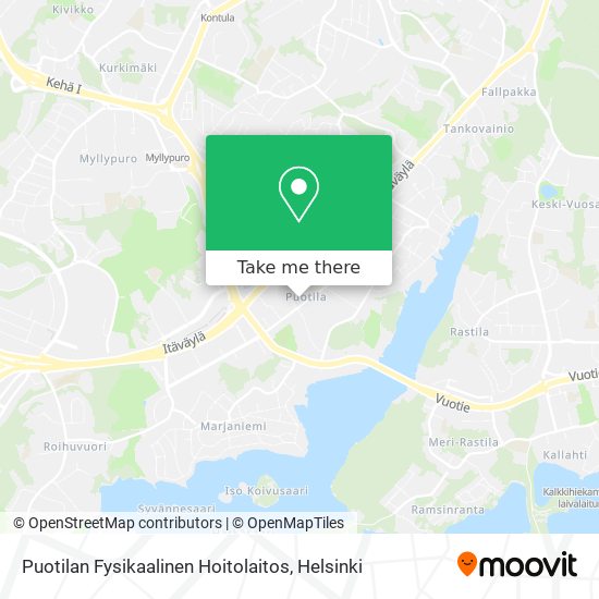 Puotilan Fysikaalinen Hoitolaitos map