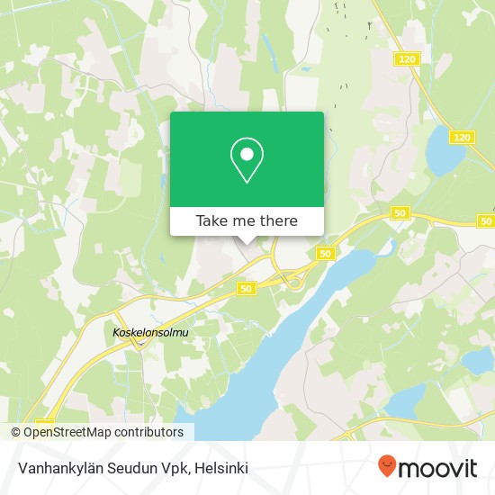 Vanhankylän Seudun Vpk map