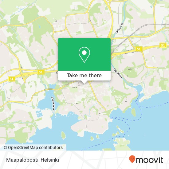 Maapaloposti map