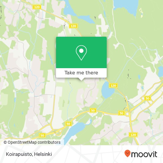 Koirapuisto map