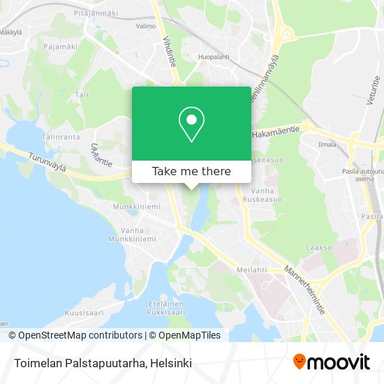 Toimelan Palstapuutarha map
