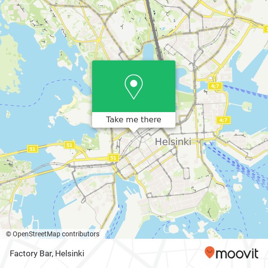 Factory Bar map