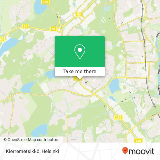 Kierremetsikkö map