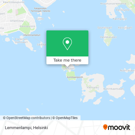 Lemmenlampi map