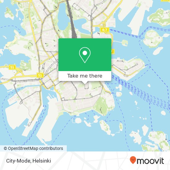 City-Mode map