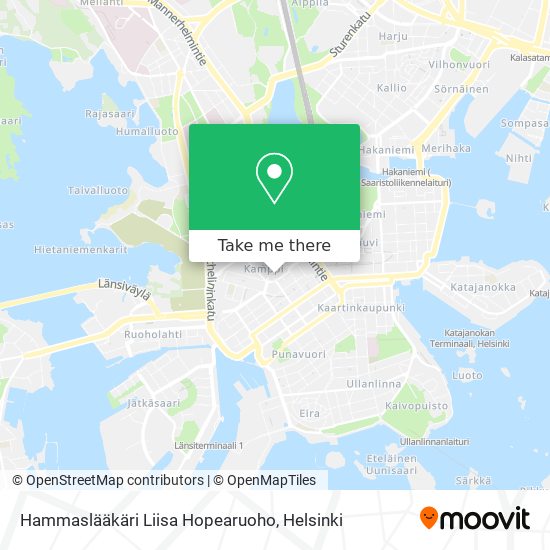 Hammaslääkäri Liisa Hopearuoho map