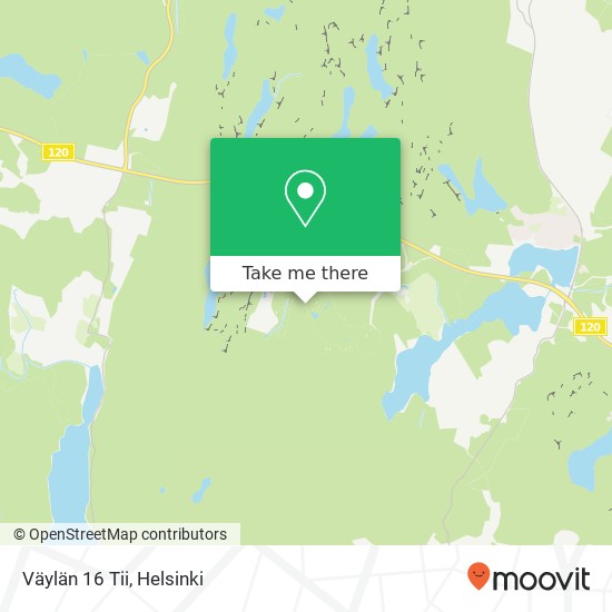 Väylän 16 Tii map