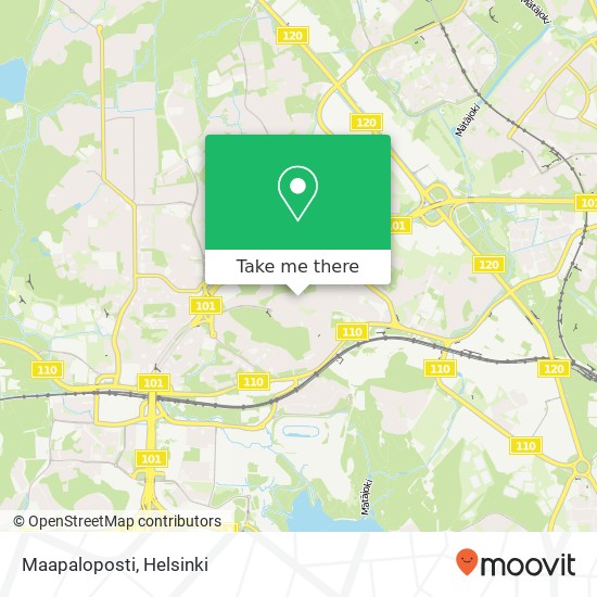 Maapaloposti map